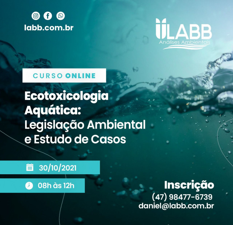 Curso - Ecotoxicologia Aquática: Legislação Ambiental e Estudo de Casos